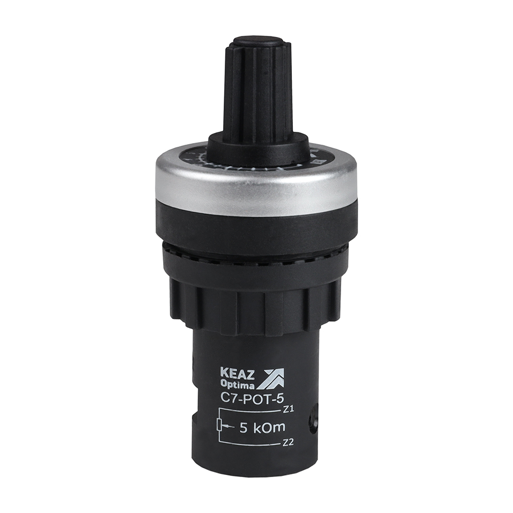 картинка Потенциометр OptiSignal Compact D22 C7-POT-1, 1 кОм XB4BD912R1K от интернет-магазина ТД Макс-Электро купить в Кемерово по ценам завода