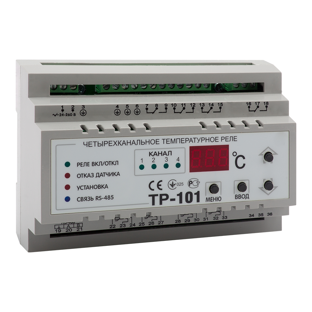 картинка Реле температурное OptiDin ТР-101-УХЛ3.1 от интернет-магазина ТД Макс-Электро купить в Кемерово по ценам завода
