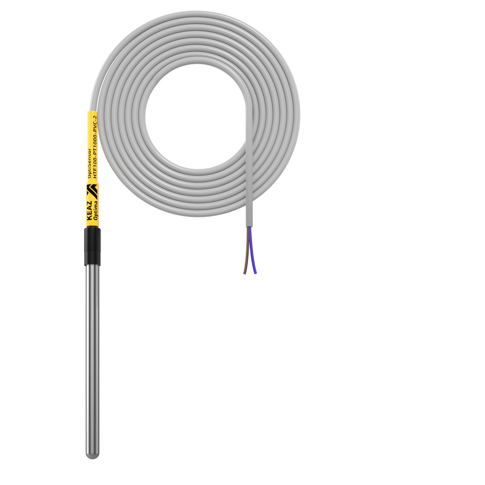    OptiSensor HTF100-PT1000-PVC-2  -  -      